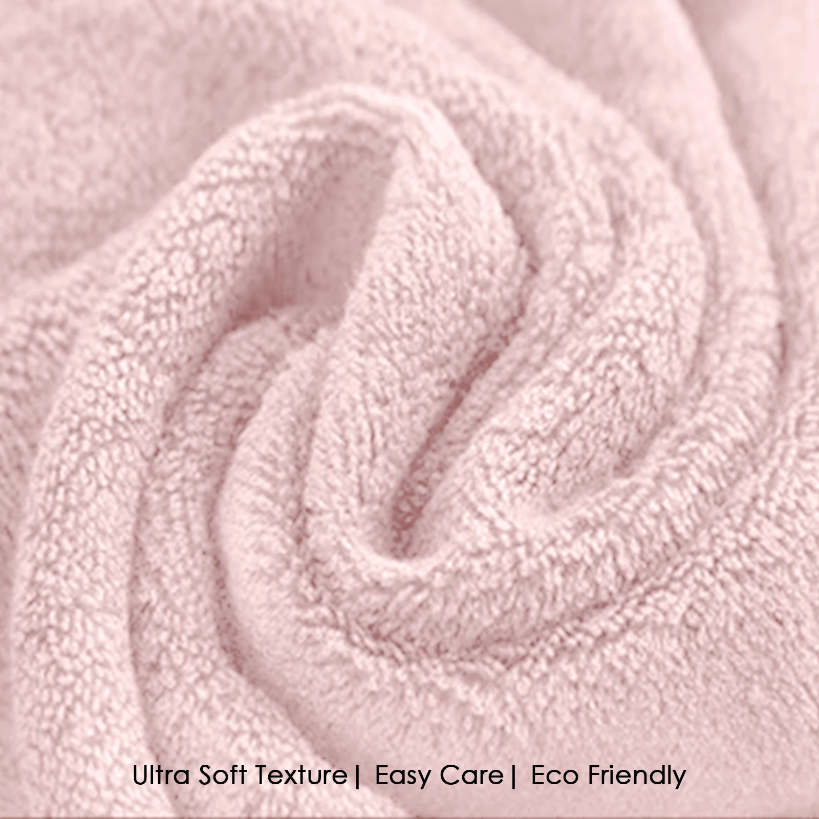HOUSSE Natura Luxury Bamboo Bath Towel 600 GSM – Zero Twist Terry, Extra Large 70×140 cm, Soft, Absorbent & Eco-Friendly Hotel Spa Towel for Men/Women-Coral Pink