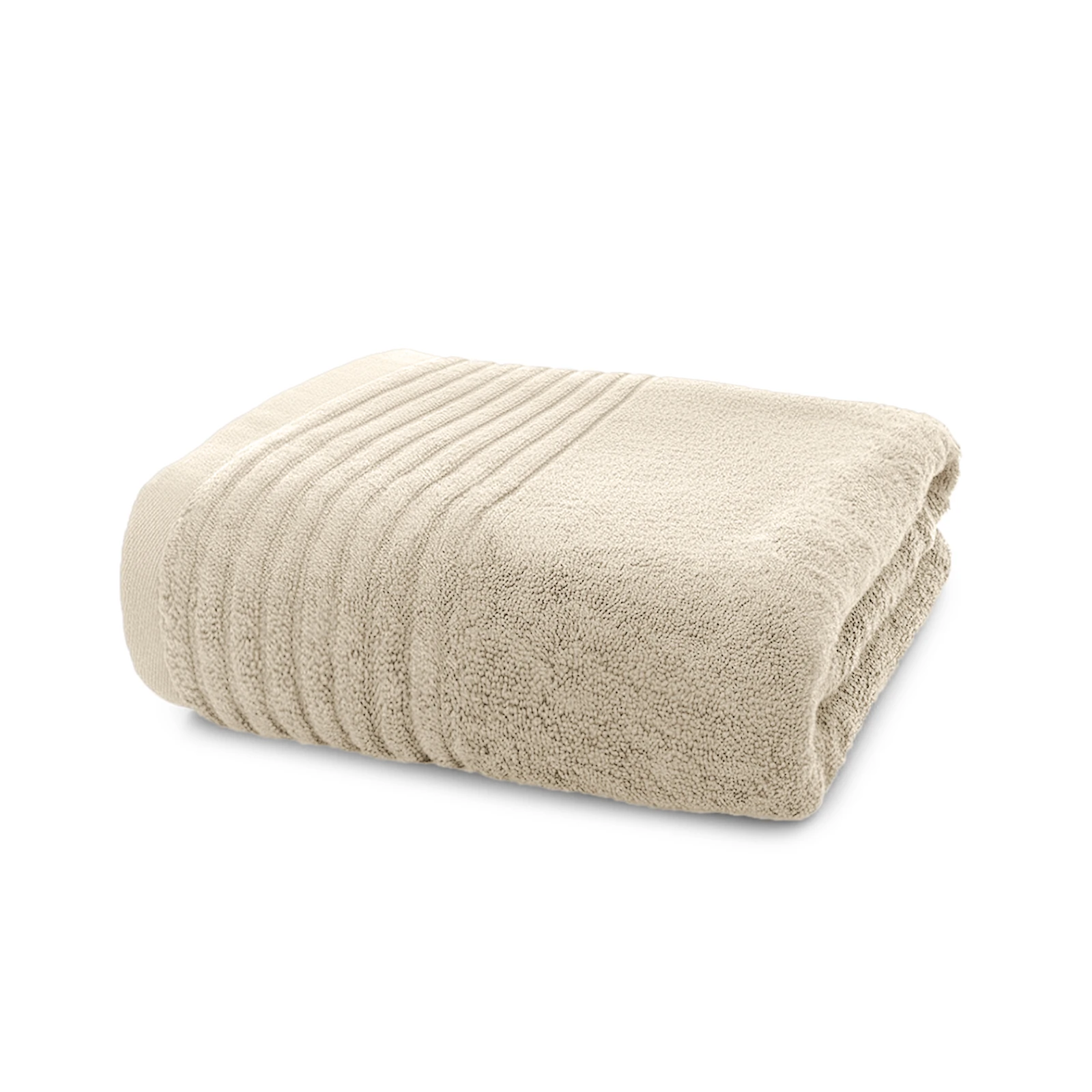 HOUSSE Natura Luxury Bamboo Bath Towel 600 GSM – Zero Twist Terry, Extra Large 70×140 cm, Soft, Absorbent & Eco-Friendly Hotel Spa Towel for Men/Women-Sand