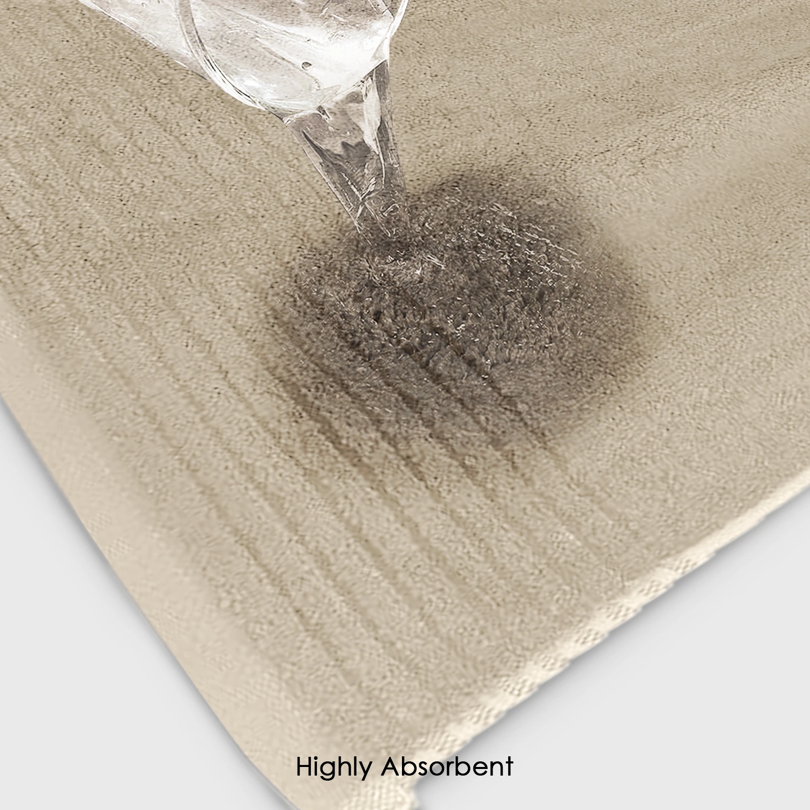 HOUSSE Natura Luxury Bamboo Bath Towel 600 GSM – Zero Twist Terry, Extra Large 70×140 cm, Soft, Absorbent & Eco-Friendly Hotel Spa Towel for Men/Women-Sand