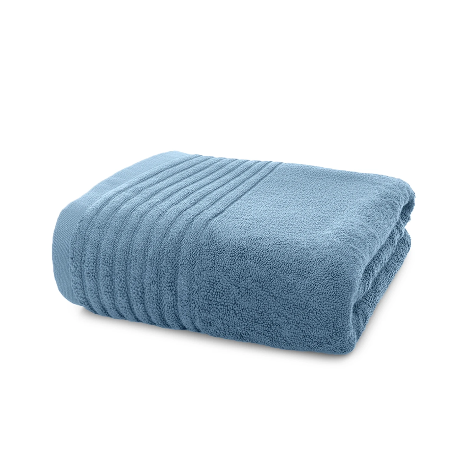 HOUSSE Natura Luxury Bamboo Bath Towel 600 GSM – Zero Twist Terry, Extra Large 70×140 cm, Soft, Absorbent & Eco-Friendly Hotel Spa Towel for Men/Women-Cadet Grey