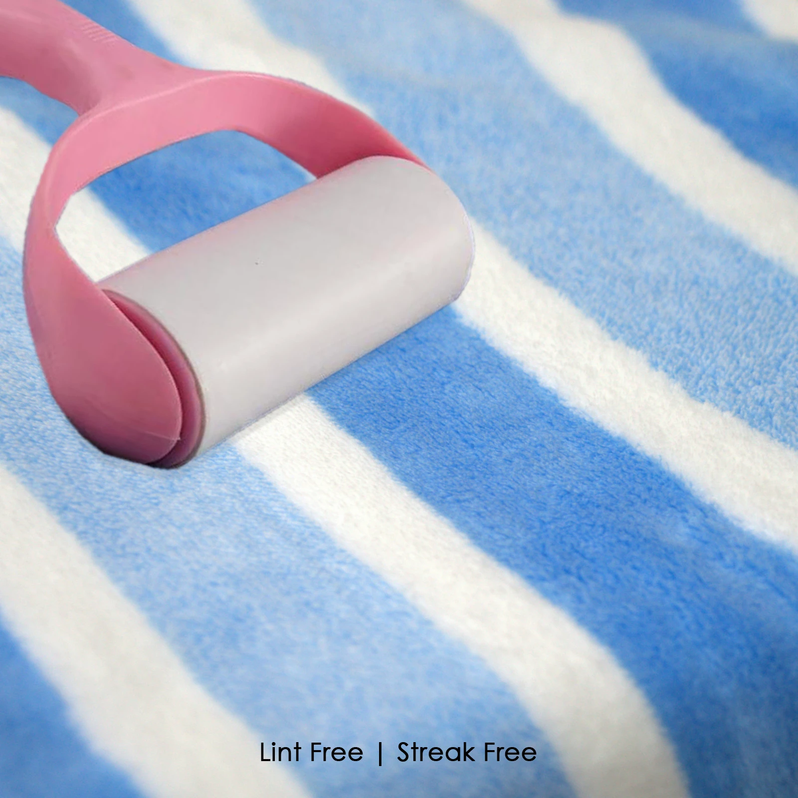 HOUSSE Komfykart Microfiber Bath Towel for Men & Women – 70×140 cm, Super Soft, Quick Dry & Super Absorbent Towel with Hanging Hook, New Stripe Design | Gym, Home & Travel Use – Aqua Blue