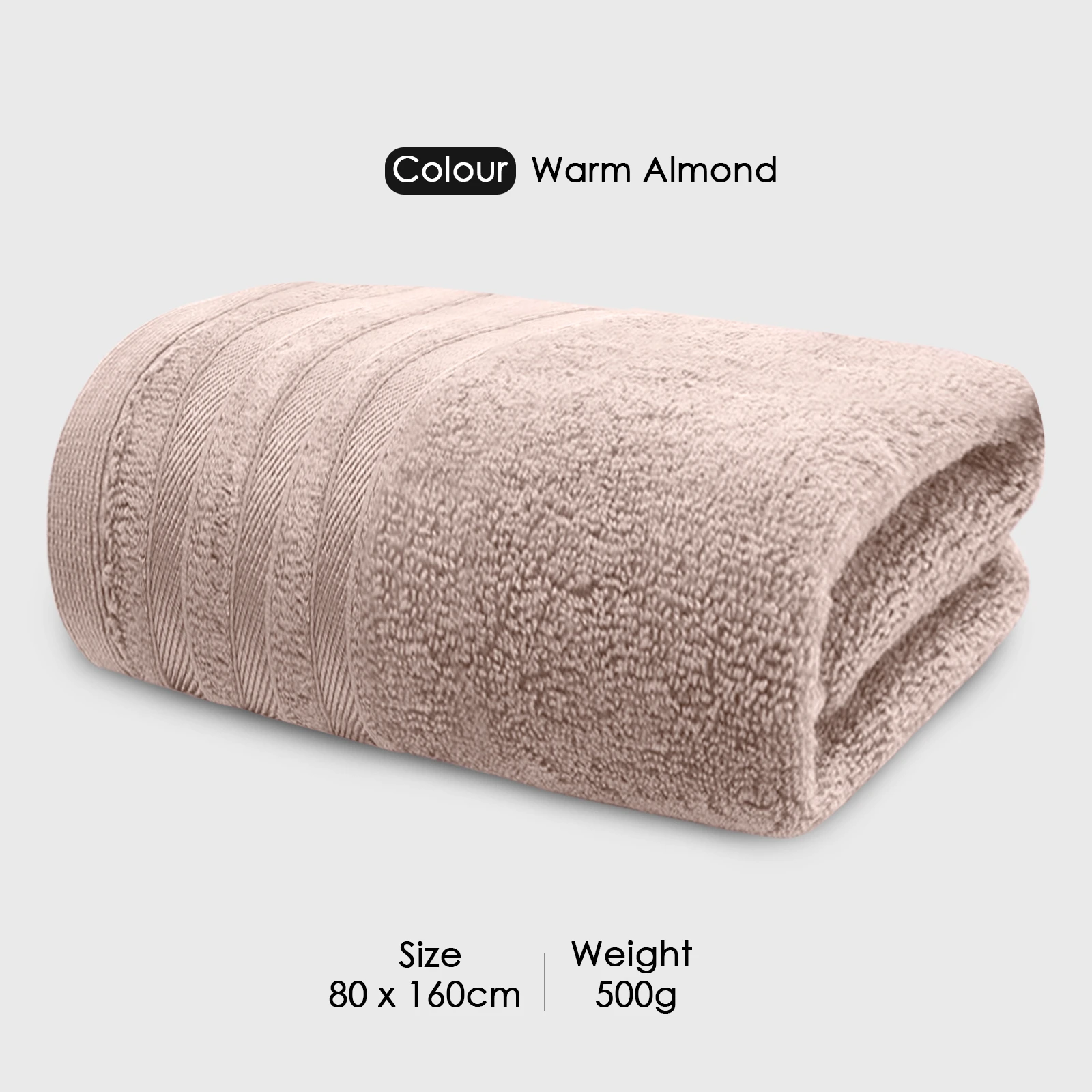 HOUSSE Haaven Luxury Bamboo Zero-Twist Bath Towel 80×160 cm, 600 GSM – Extra Soft, Eco-Friendly & Highly Absorbent – Extra Large Organic Bamboo Hotel & Spa Bath Towel