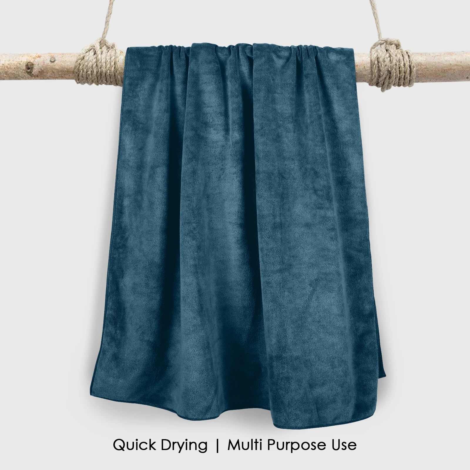 HOUSSE Premium Microfiber Bath Towel Large 75 * 150cm Quick Dry Towels for Women & Kids | Super Soft Plush 450 GSM | Ultra Absorbent for Home Swimming Sports & Travel (Pacific Green)