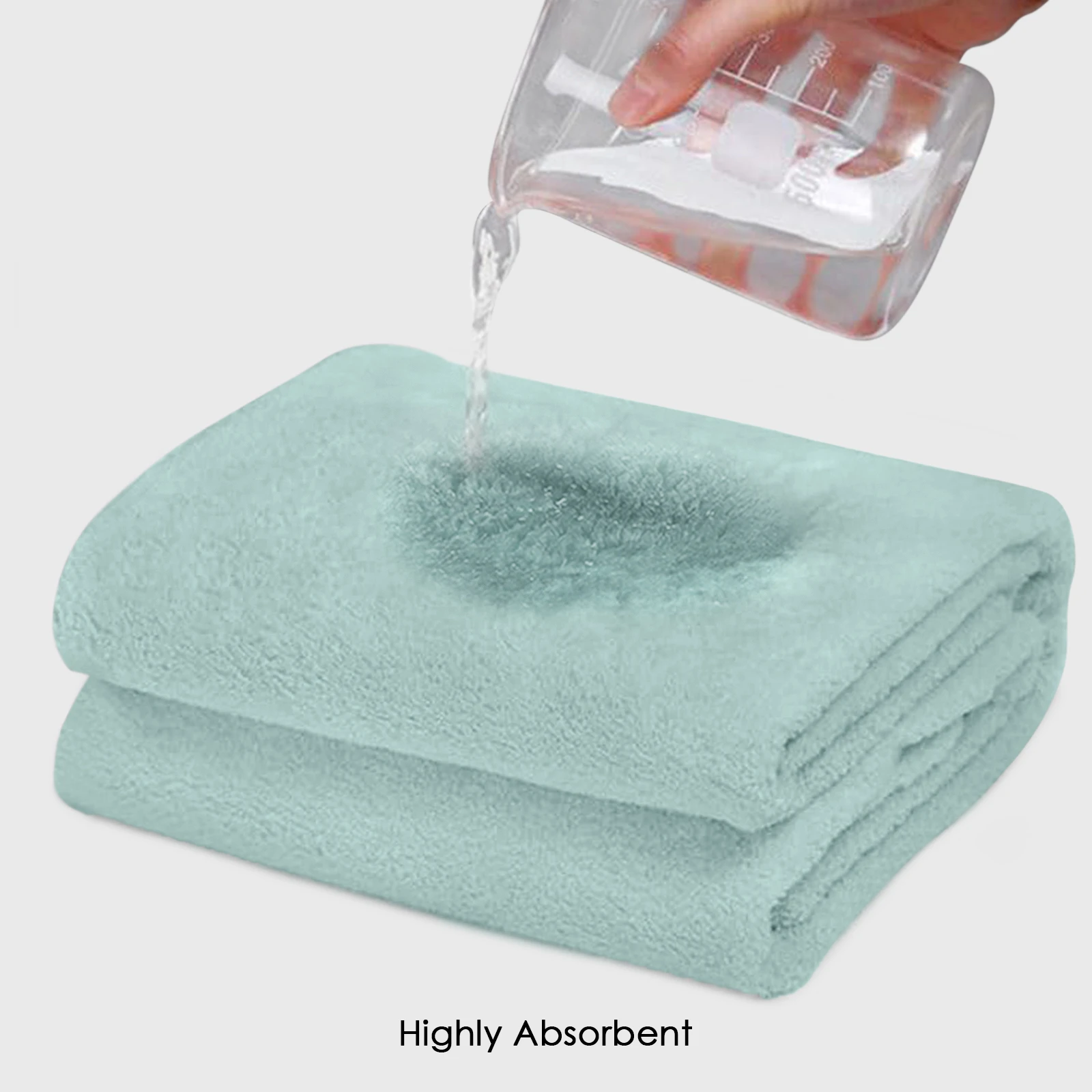 HOUSSE Premium Microfiber Bath Towel Large 75 * 150cm Quick Dry Towels for Women & Kids | Super Soft Plush 450 GSM | Ultra Absorbent for Home Swimming Sports & Travel (Lily Pad)