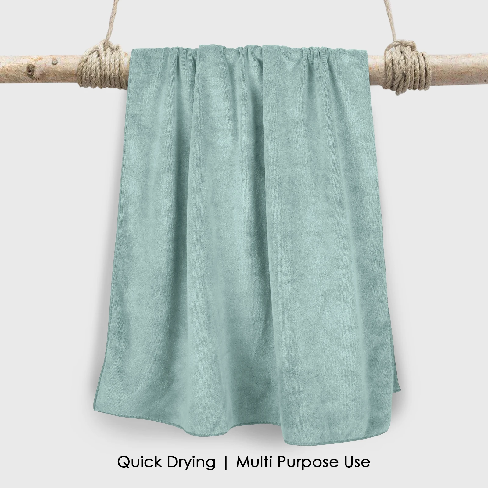 HOUSSE Premium Microfiber Bath Towel Large 75 * 150cm Quick Dry Towels for Women & Kids | Super Soft Plush 450 GSM | Ultra Absorbent for Home Swimming Sports & Travel (Lily Pad)