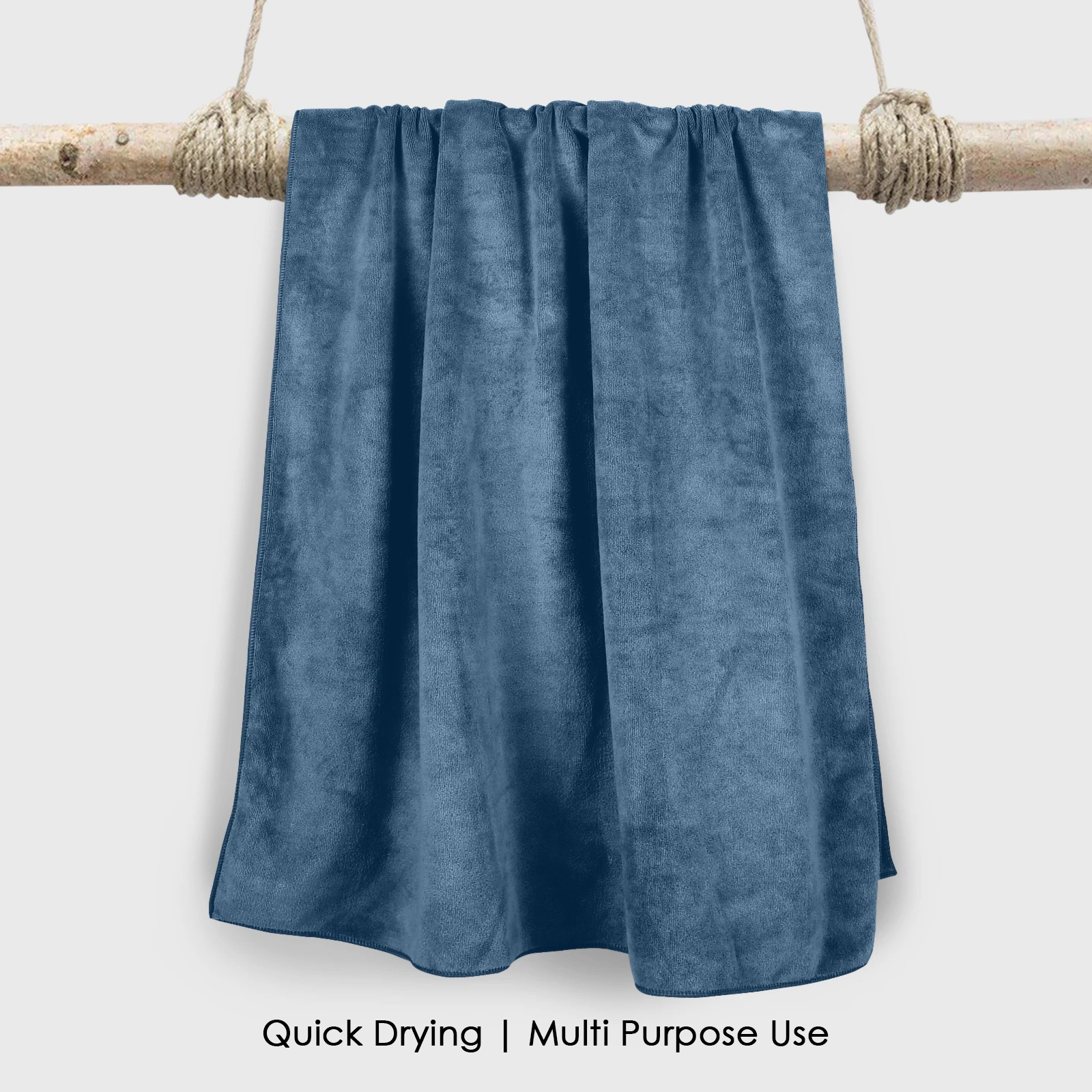 HOUSSE Premium Microfiber Bath Towel Large 75 * 150cm Quick Dry Towels for Women & Kids | Super Soft Plush 450 GSM | Ultra Absorbent for Home Swimming Sports & Travel (Indian Teal)