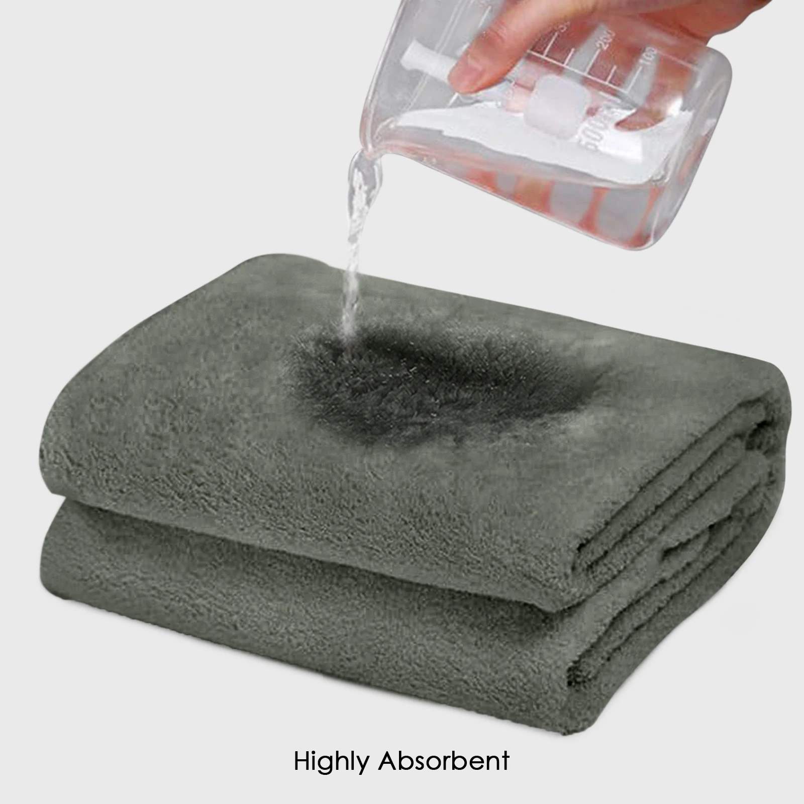 HOUSSE Premium Microfiber Bath Towel Large 75 * 150cm Quick Dry Towels for Women & Kids | Super Soft Plush 450 GSM | Ultra Absorbent for Home Swimming Sports & Travel (Dusty Olive)