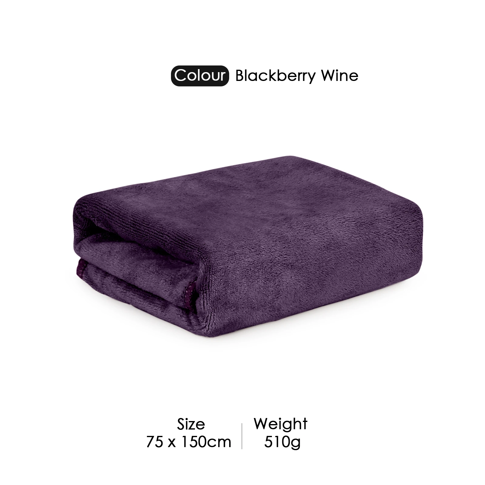 HOUSSE Premium Microfiber Bath Towel | Large 75x150cm Quick Dry Towels for Women Men & Kids |Soft Plush 550 GSM | Ultra Absorbent for Home Swimming Sport & Travel (Wine)