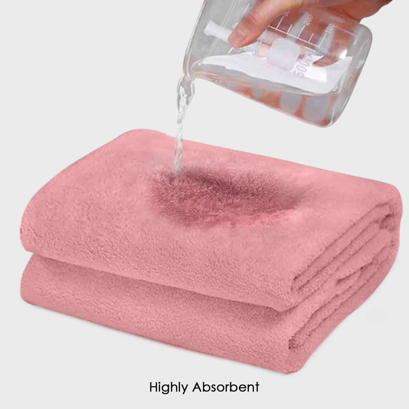 HOUSSE Premium Microfiber Bath Towel Large 75 * 150cm Quick Dry Towels for Women & Kids | Super Soft Plush 450 GSM | Ultra Absorbent for Home Swimming Sports & Travel Desert Sand