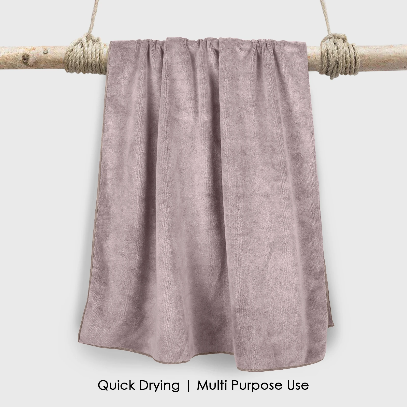 HOUSSE Premium Microfiber Bath Towel Large 75 * 150cm Quick Dry Towels for Women & Kids | Super Soft Plush 450 GSM | Ultra Absorbent for Home Swimming Sports & Travel (Atmostphere)