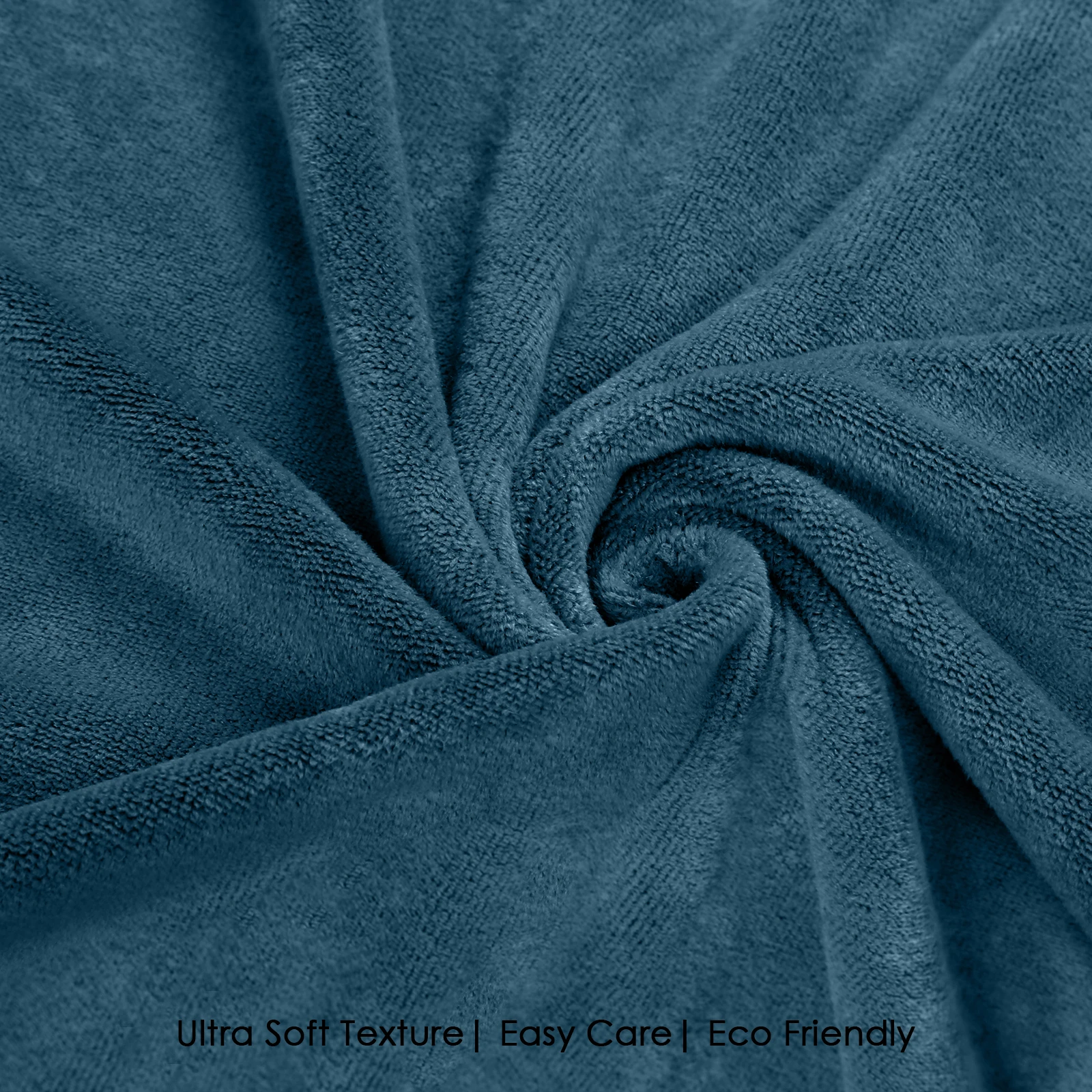 HOUSSE Premium Microfiber Bath Towel Large 60 * 120 cm Quick Dry Towels Specially for Kids Age 0-16 Years | Super Soft Plush 450 GSM | Ultra Absorbent for Home Swimming Sports Travel (Pacific Green)