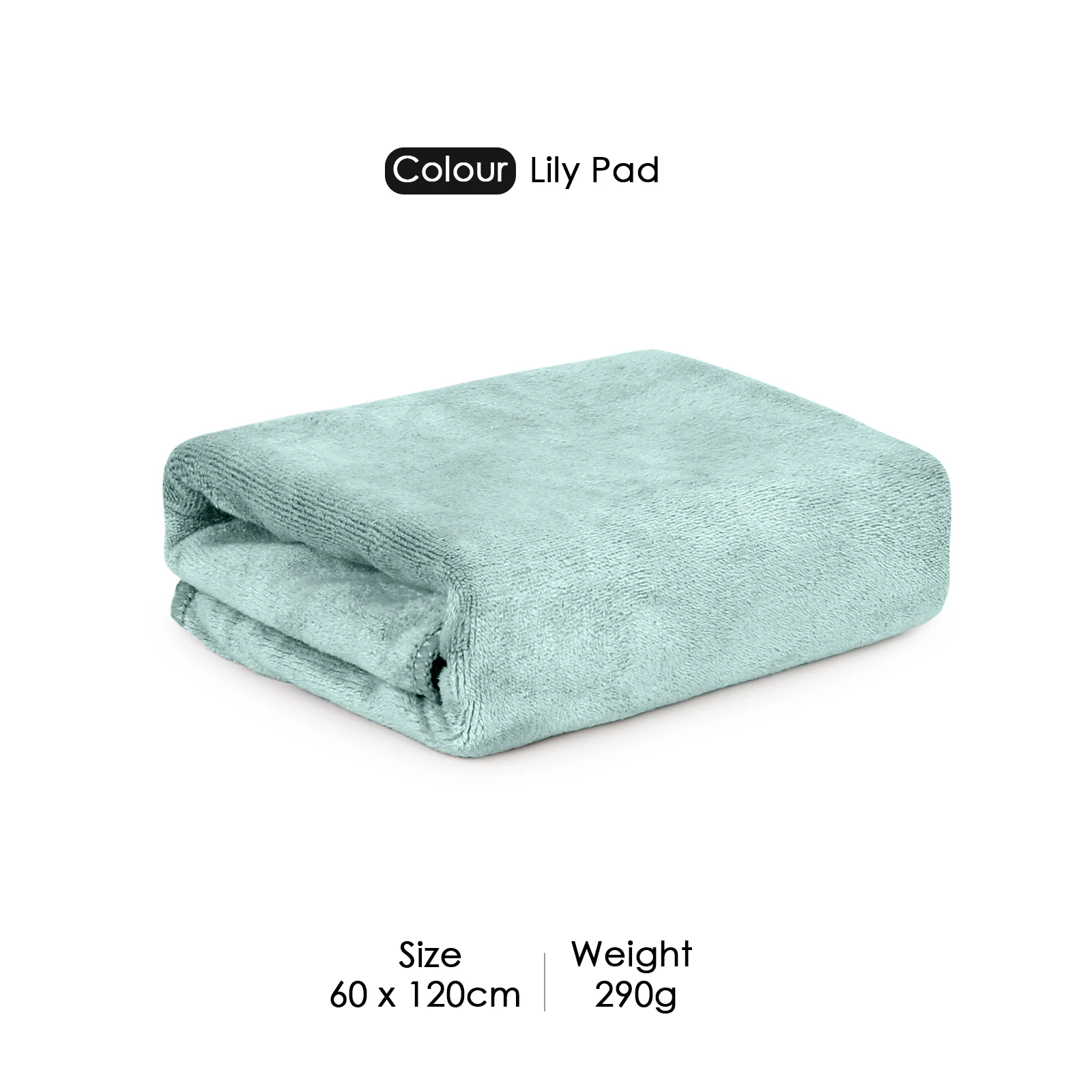 HOUSSE Premium Microfiber Bath Towel Large 60 * 120 cm Quick Dry Towels Specially for Kids Age 0-16 Years | Super Soft Plush 450 GSM | Ultra Absorbent for Home Swimming Sports Travel(Lily Pad)