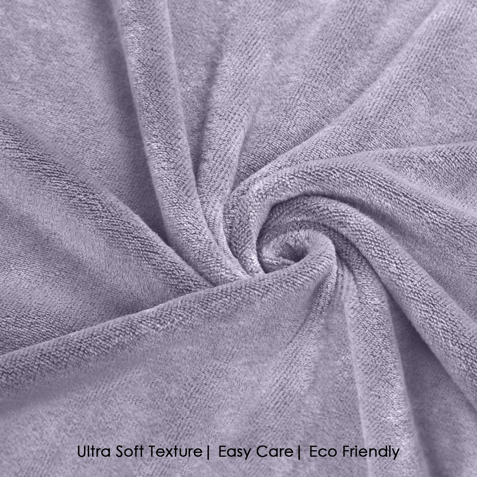 HOUSSE Premium Microfiber Bath Towel Large 60 * 120 cm Quick Dry Towels Specially for Kids Age 0-16 Years | Super Soft Plush 450 GSM | Ultra Absorbent for Home Swimming Sports Travel (Dapple Grey)