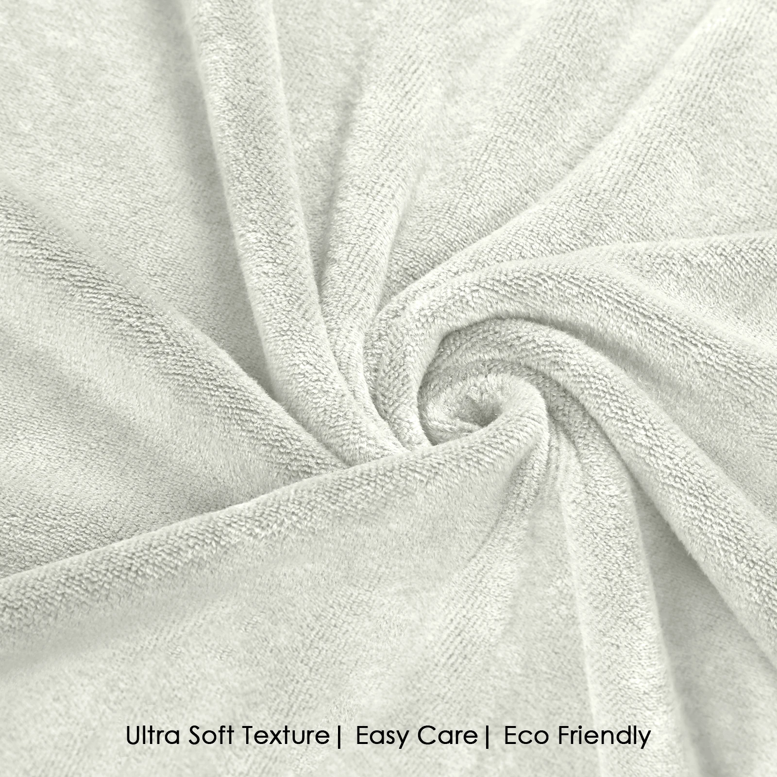 HOUSSE Premium Microfiber Bath Towel - Extra Large 75x150cm Quick Dry Towels for Women Men & Kids | Super Soft Plush 550 GSM | Ultra Absorbent for Home Swimming Sports & Travel (White)