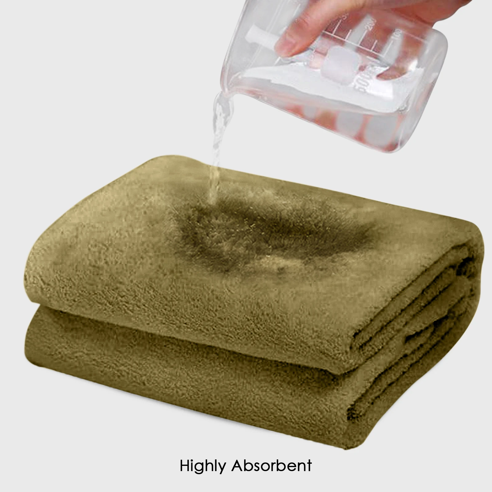 HOUSSE Premium Microfiber Bath Towel - Extra Large 75x150cm Quick Dry Towels for Women Men & Kids | Super Soft Plush 550 GSM | Ultra Absorbent for Home Swimming Sports & Travel (Plantation)