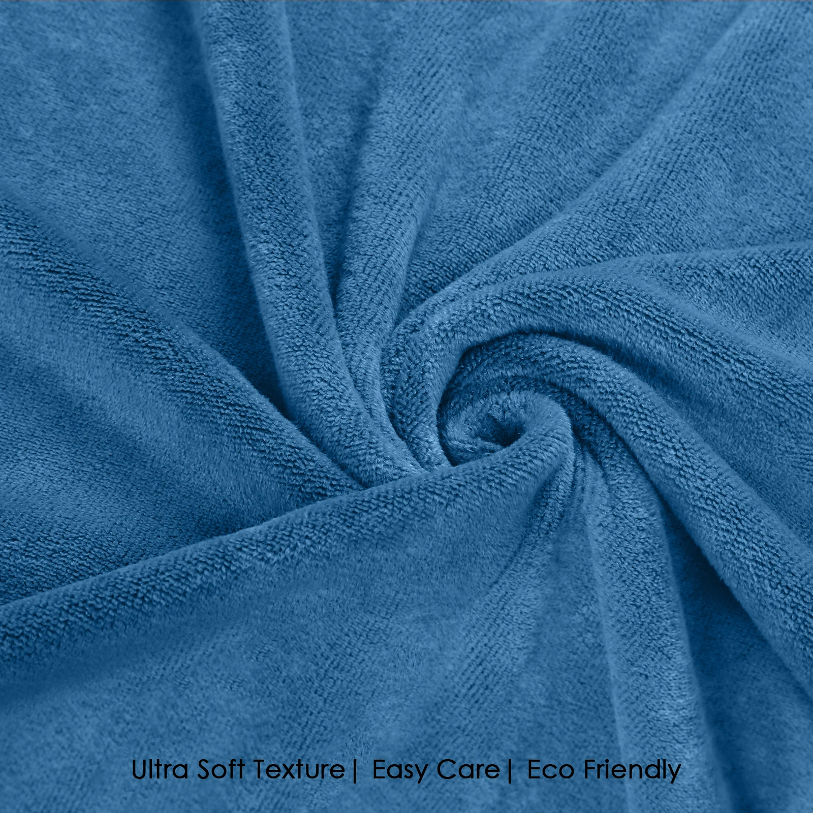 HOUSSE Premium Microfiber Bath Towel - Extra Large 75x150cm Quick Dry Towels for Women Men & Kids | Super Soft Plush 550 GSM | Ultra Absorbent for Home Swimming Sports & Travel (Ink Blue)