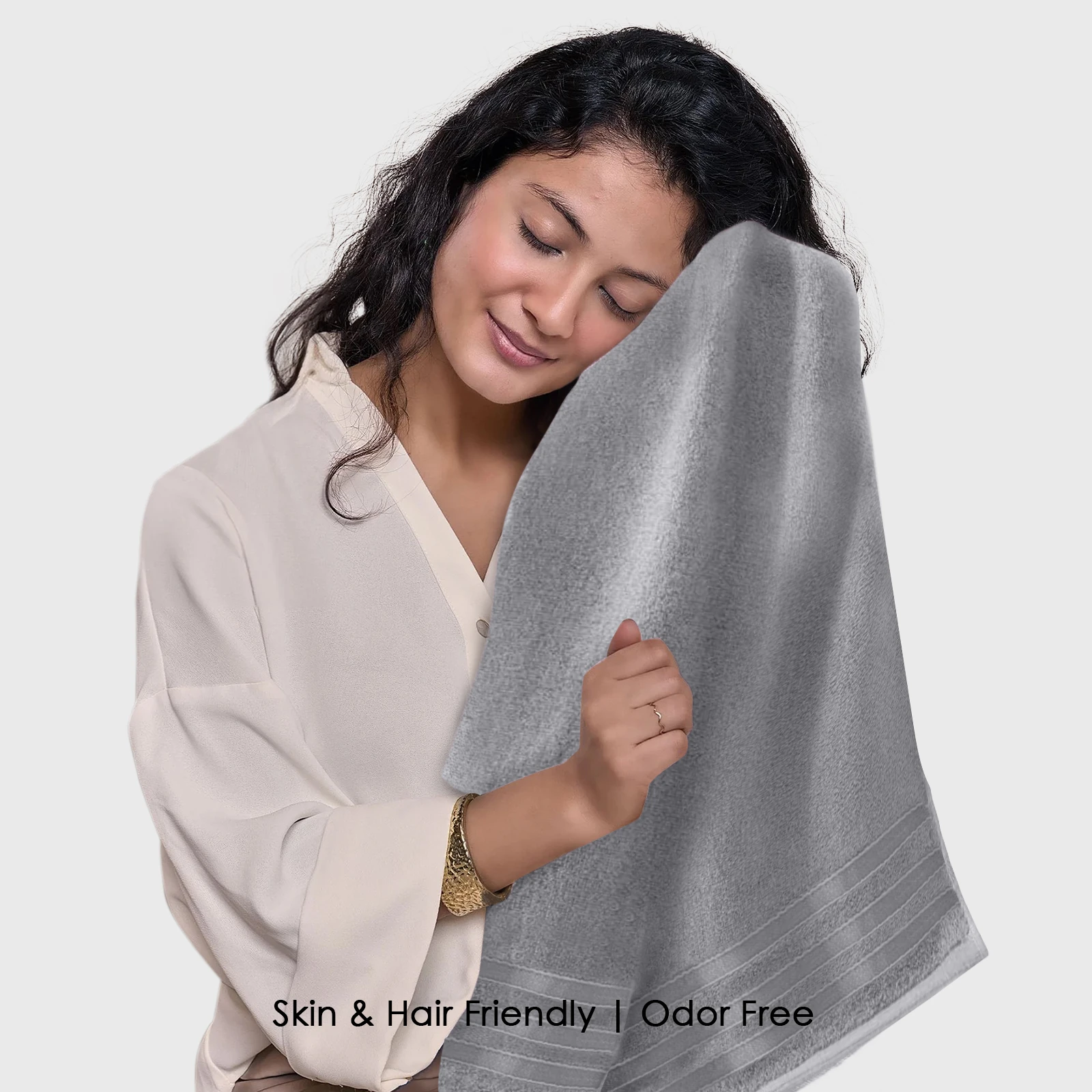 HOUSSE Haaven Luxury Bamboo Zero-Twist Bath Towel 70×140 cm, 600 GSM – Extra Soft, Eco-Friendly & Highly Absorbent – Extra Large Organic Bamboo Hotel & Spa Bath Towel