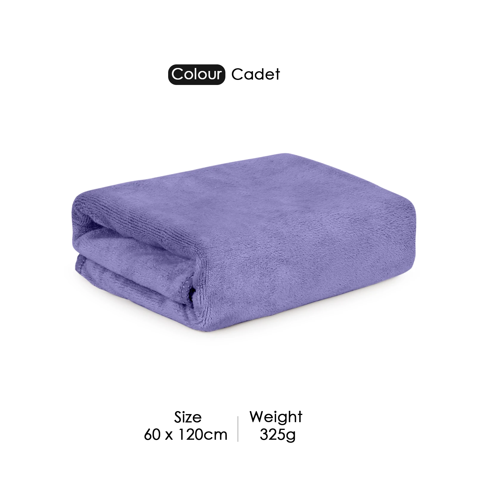 HOUSSE Premium Microfiber Bath Towel - Extra Large 60x120cm Quick Dry Towels for Kids | Super Soft Plush 550 GSM | Ultra Absorbent for Home Swimming Sports Travel (Cadet)