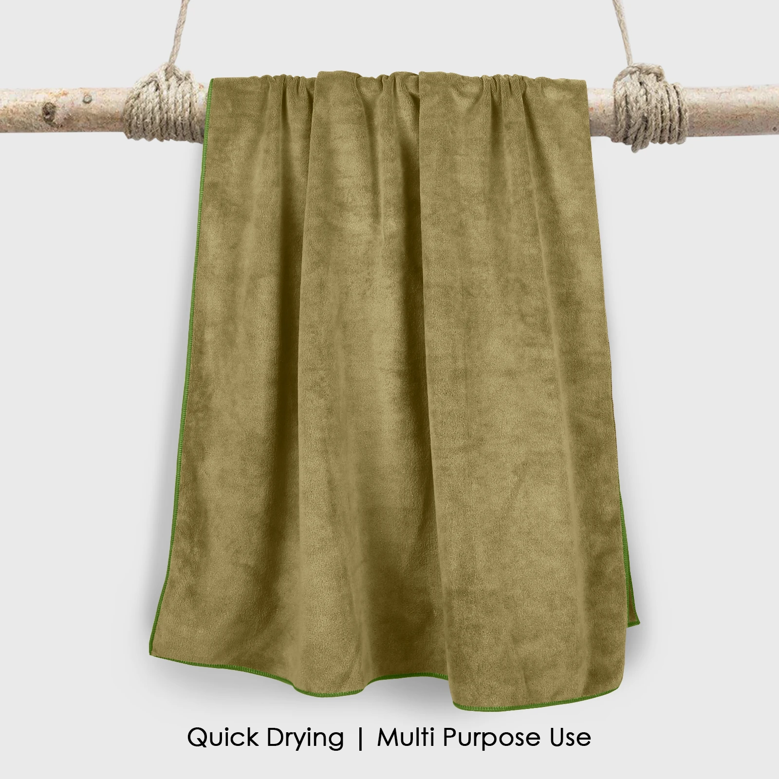 HOUSSE Premium Microfiber Bath Towel - Extra Large 60x120cm Quick Dry Towels for Kids | Super Soft Plush 550 GSM | Ultra Absorbent for Home Swimming Sports Travel (Plantation)