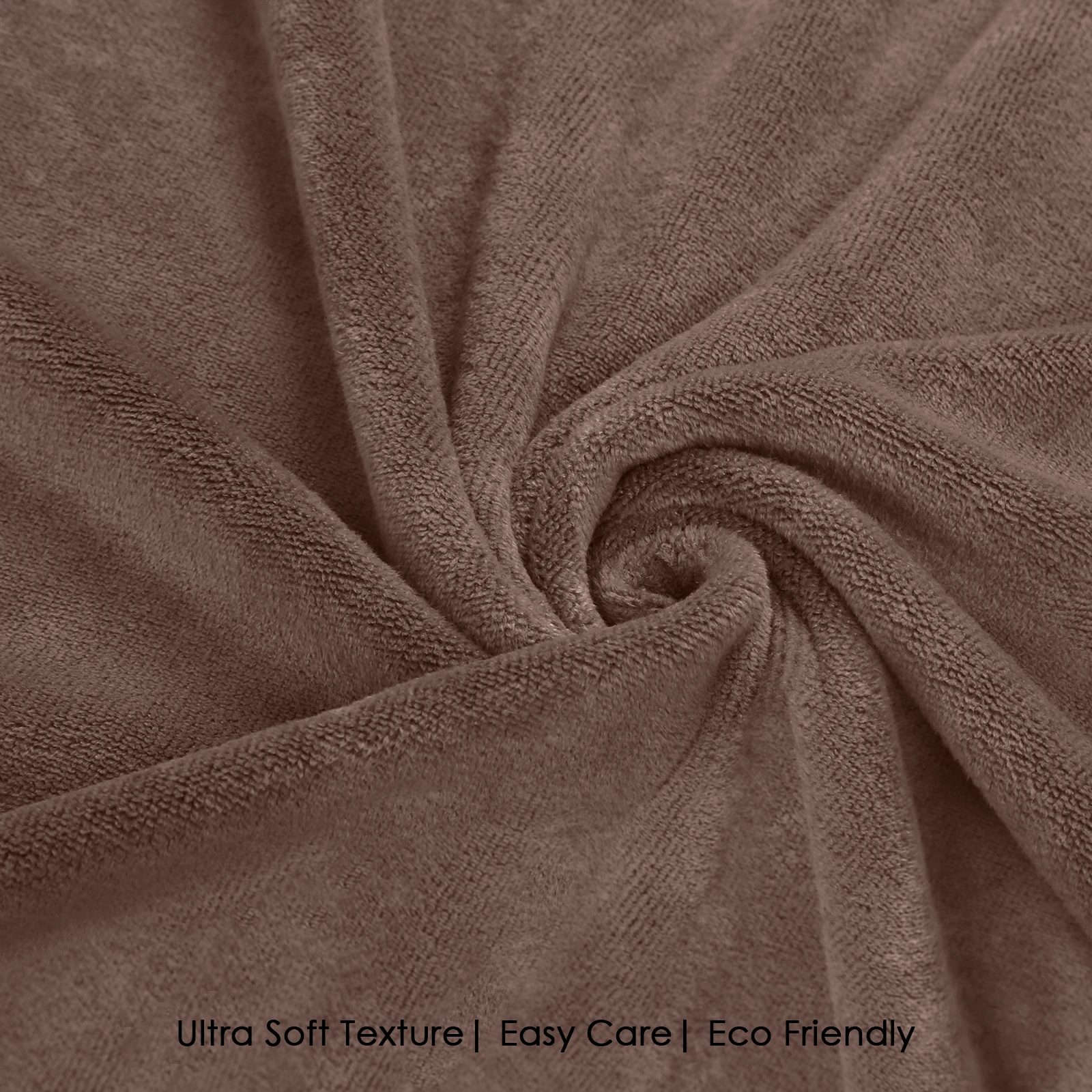 HOUSSE Premium Microfiber Bath Towel - Extra Large 60x120cm Quick Dry Towels for Kids | Super Soft Plush 550 GSM | Ultra Absorbent for Home Swimming Sports Travel (Fossil)