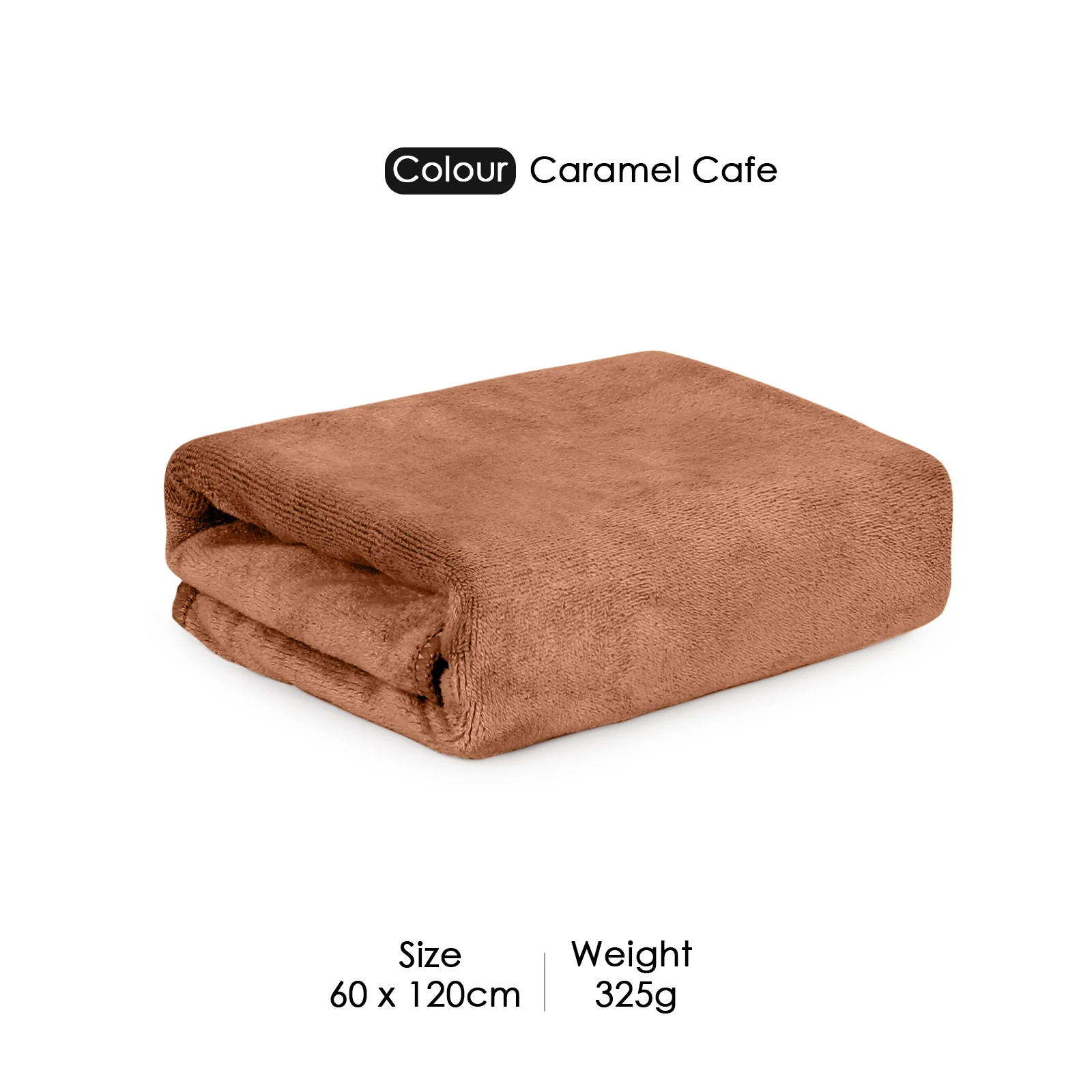 HOUSSE Premium Microfiber Bath Towel - Extra Large 60x120cm Quick Dry Towels for Kids | Super Soft Plush 550 GSM | Ultra Absorbent for Home Swimming Sports Travel (Caramel Cafe)