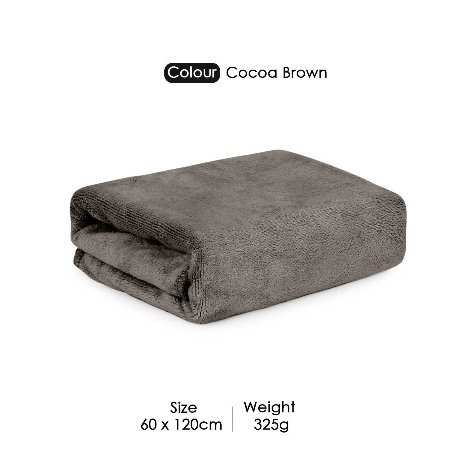 HOUSSE Premium Microfiber Bath Towel - Extra Large 60x120cm Quick Dry Towels for Kids | Super Soft Plush 550 GSM | Ultra Absorbent for Home Swimming Sports Travell (Cocca Brown)