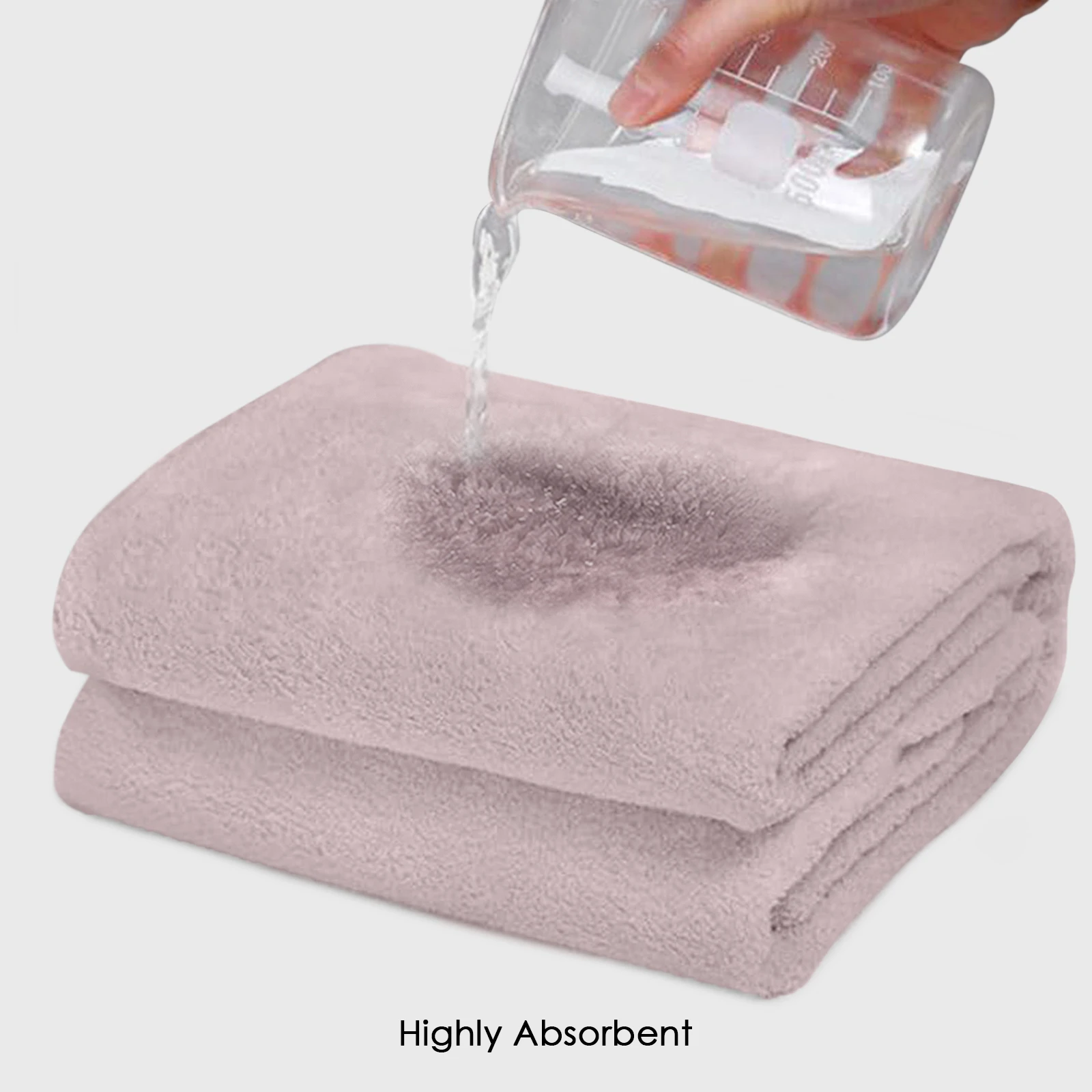 HOUSSE Premium Microfiber Bath Towel Large 60 * 120 cm Quick Dry Towels Specially for Kids Age 0-16 Years | Soft Plush 450 GSM | Ultra Absorbent for Home Swimming Sports Travel (Atmostphere)