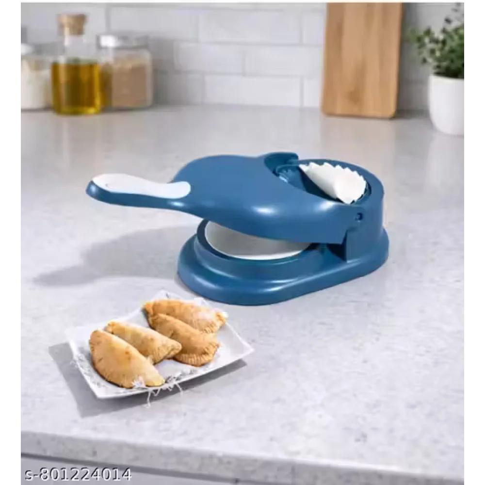 2-in-1 Ghujia & Momo Maker – Manual Dumpling & Gujiya Mould | Easy Press Snack Maker for Momos, Gujiya & Dumplings