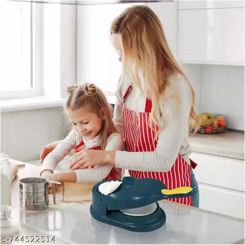 2-in-1 Ghujia & Momo Maker – Manual Dumpling & Gujiya Mould | Easy Press Snack Maker for Momos, Gujiya & Dumplings