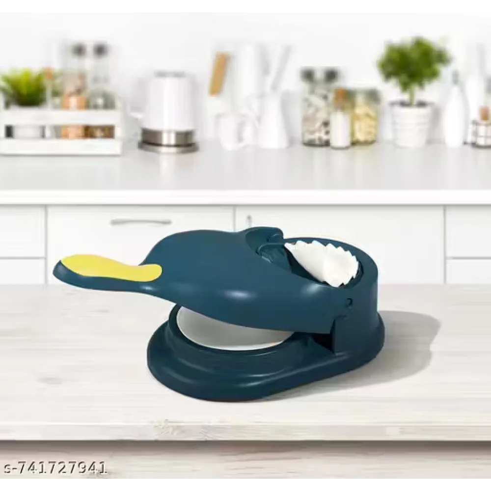 2-in-1 Ghujia & Momo Maker – Manual Dumpling & Gujiya Mould | Easy Press Snack Maker for Momos, Gujiya & Dumplings