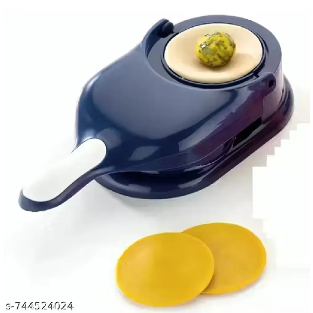 2-in-1 Ghujia & Momo Maker – Manual Dumpling & Gujiya Mould | Easy Press Snack Maker for Momos, Gujiya & Dumplings