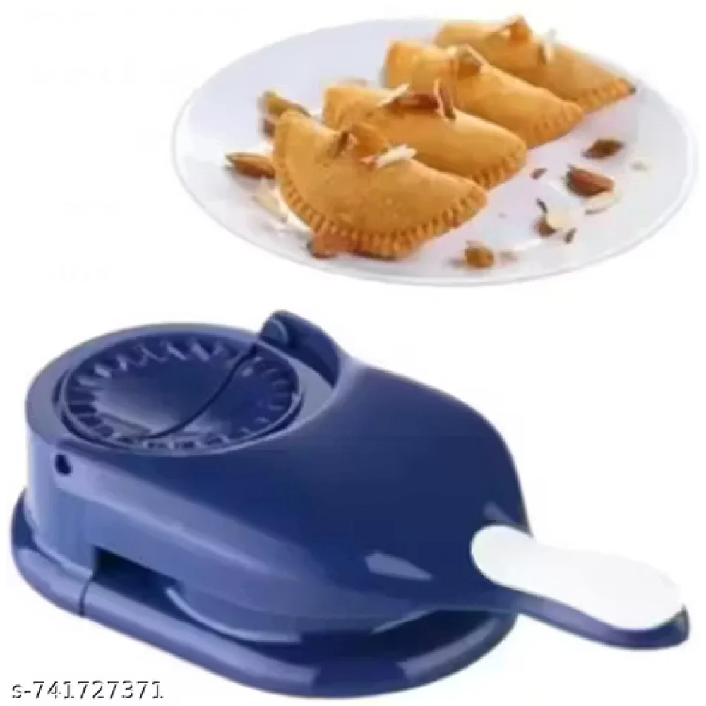 2-in-1 Ghujia & Momo Maker – Manual Dumpling & Gujiya Mould | Easy Press Snack Maker for Momos, Gujiya & Dumplings