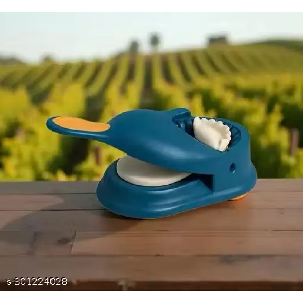 2-in-1 Ghujia & Momo Maker – Manual Dumpling & Gujiya Mould | Easy Press Snack Maker for Momos, Gujiya & Dumplings