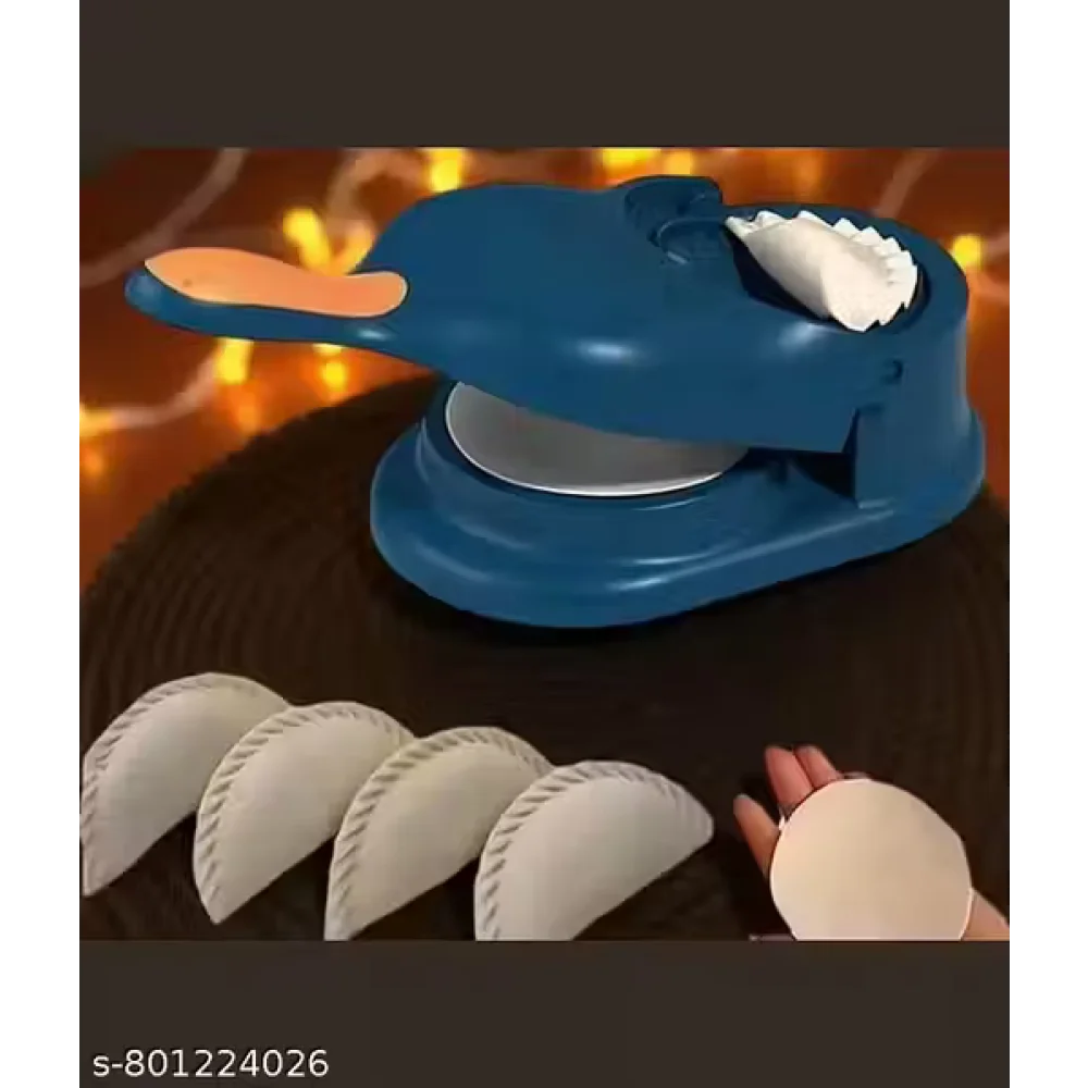 2-in-1 Ghujia & Momo Maker – Manual Dumpling & Gujiya Mould | Easy Press Snack Maker for Momos, Gujiya & Dumplings