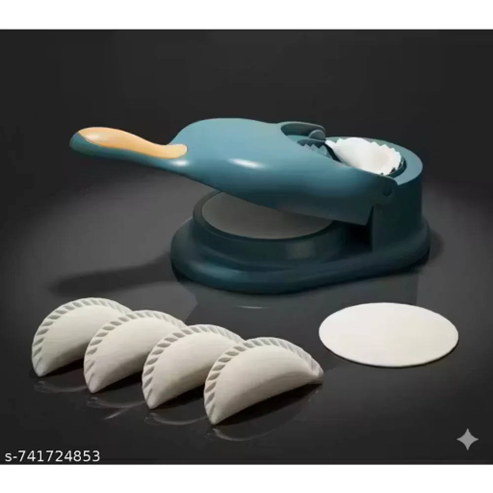 2-in-1 Ghujia & Momo Maker – Manual Dumpling & Gujiya Mould | Easy Press Snack Maker for Momos, Gujiya & Dumplings