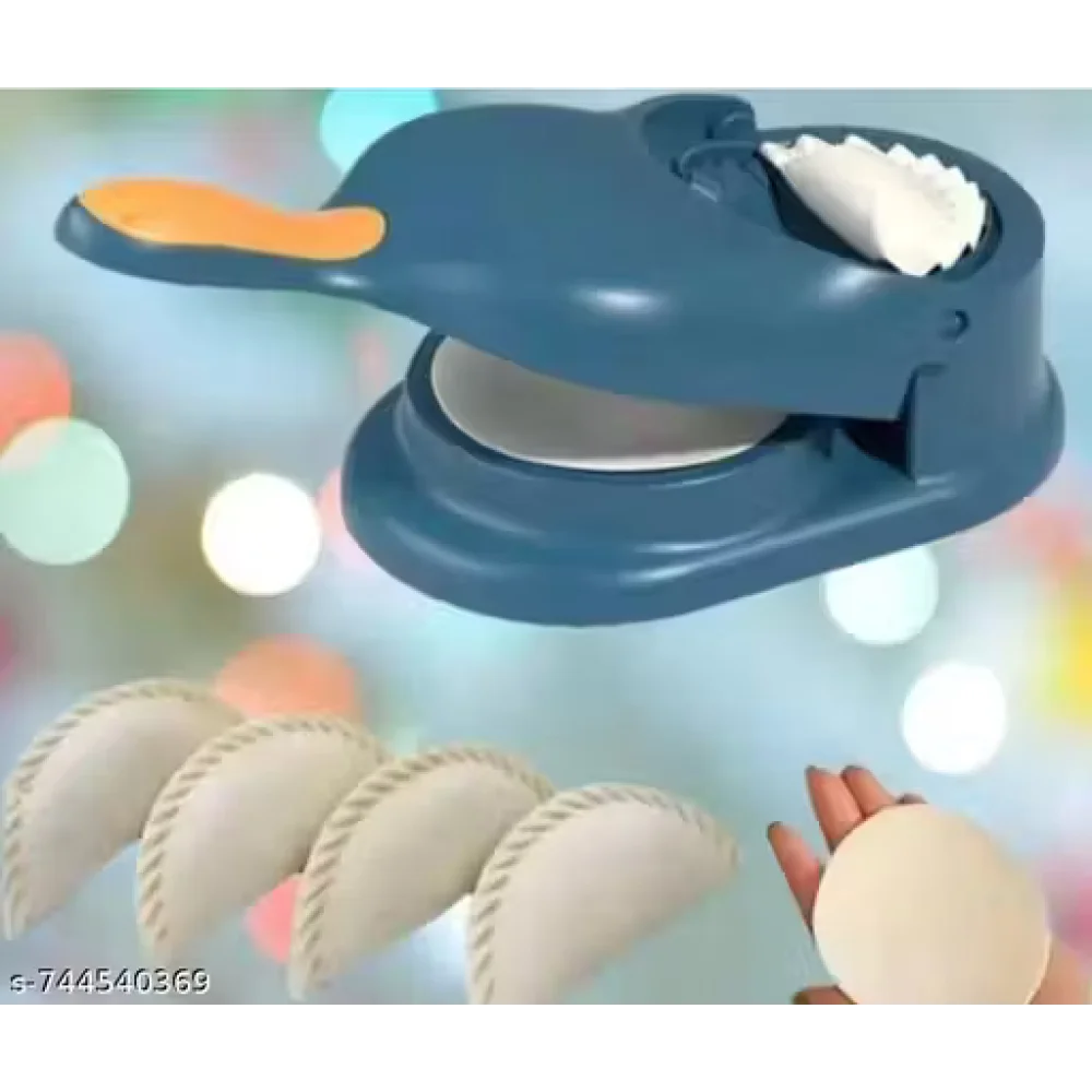 2-in-1 Ghujia & Momo Maker – Manual Dumpling & Gujiya Mould | Easy Press Snack Maker for Momos, Gujiya & Dumplings