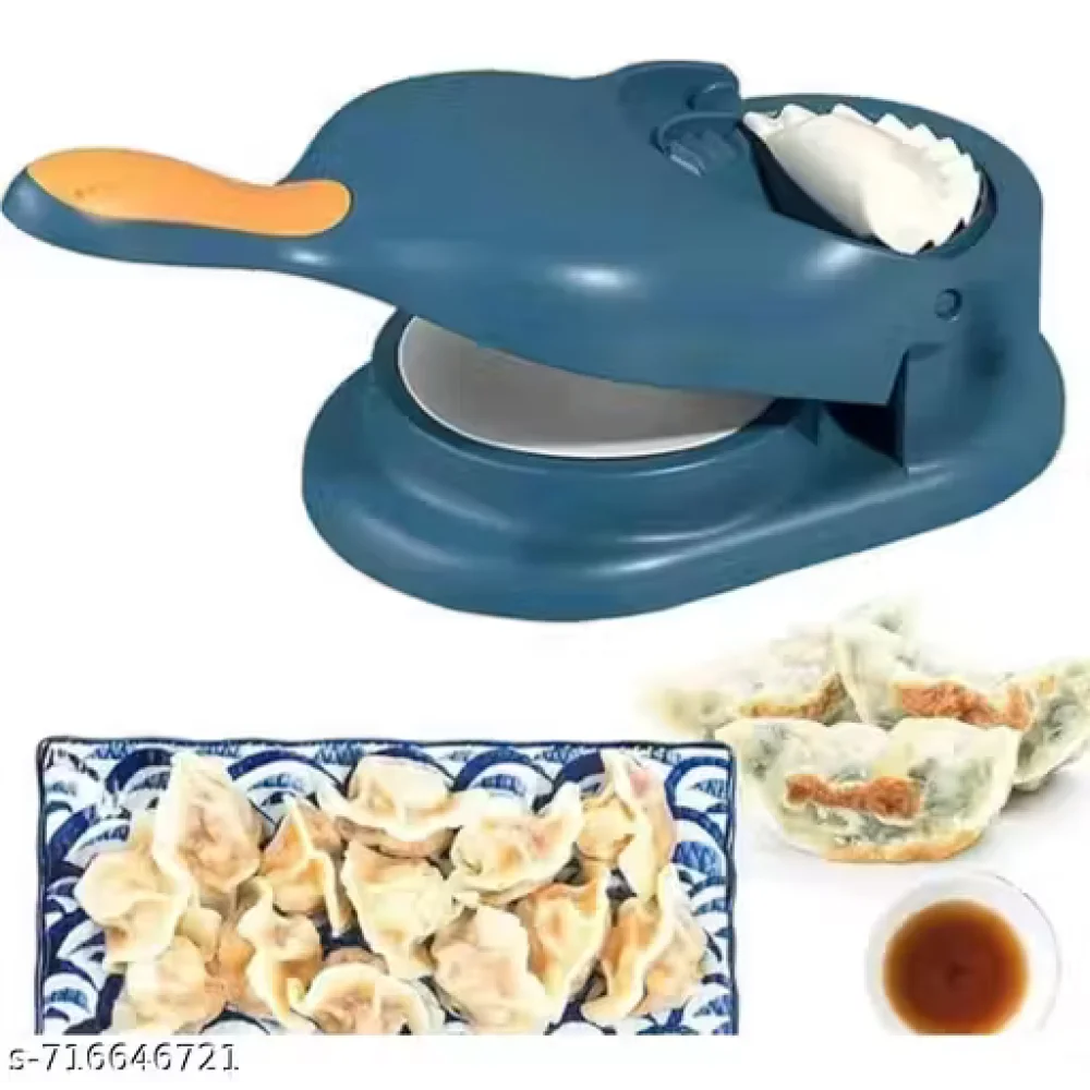 2-in-1 Ghujia & Momo Maker – Manual Dumpling & Gujiya Mould | Easy Press Snack Maker for Momos, Gujiya & Dumplings