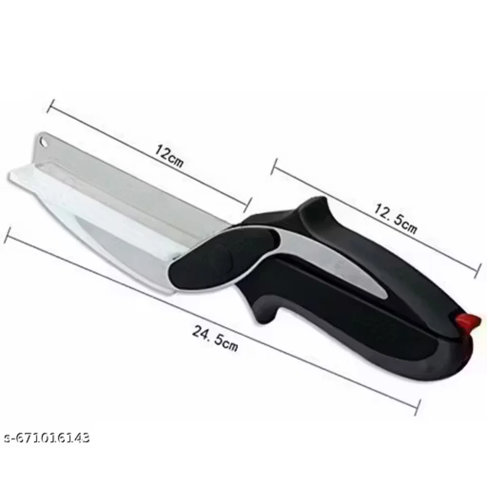 Clever Cutter Knife 2-in-1 Vegetable & Fruit Chopper | Stainless Steel Blade | Multipurpose Kitchen Cutter Tool