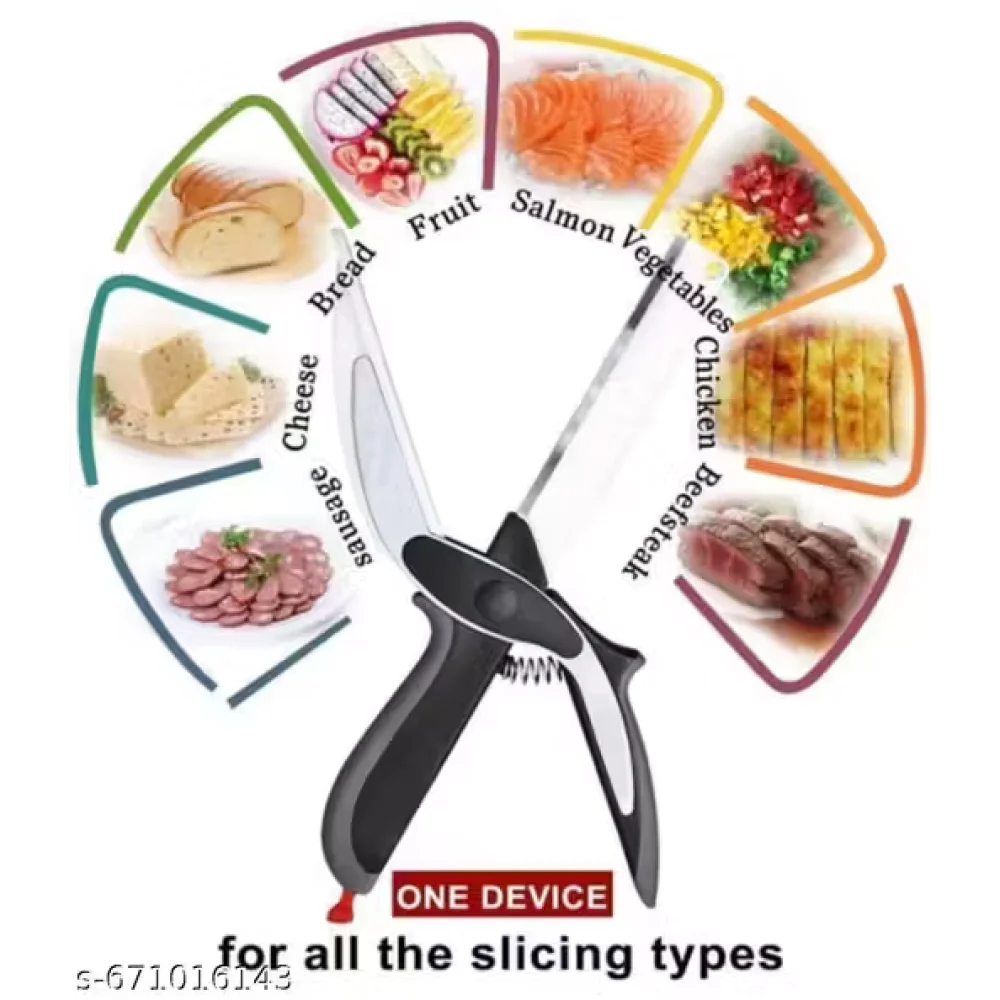 Clever Cutter Knife 2-in-1 Vegetable & Fruit Chopper | Stainless Steel Blade | Multipurpose Kitchen Cutter Tool