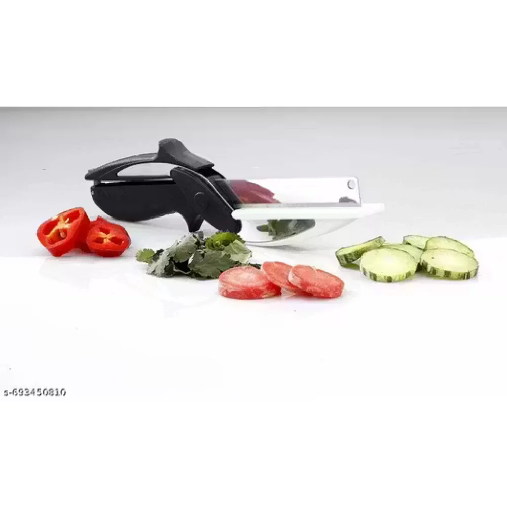 Clever Cutter Knife 2-in-1 Vegetable & Fruit Chopper | Stainless Steel Blade | Multipurpose Kitchen Cutter Tool
