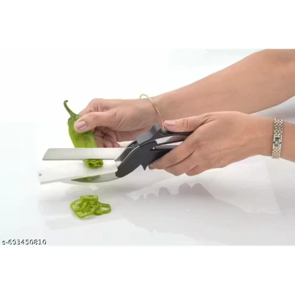 Clever Cutter Knife 2-in-1 Vegetable & Fruit Chopper | Stainless Steel Blade | Multipurpose Kitchen Cutter Tool