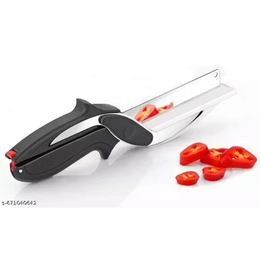 Clever Cutter Knife 2-in-1 Vegetable & Fruit Chopper | Stainless Steel Blade | Multipurpose Kitchen Cutter Tool
