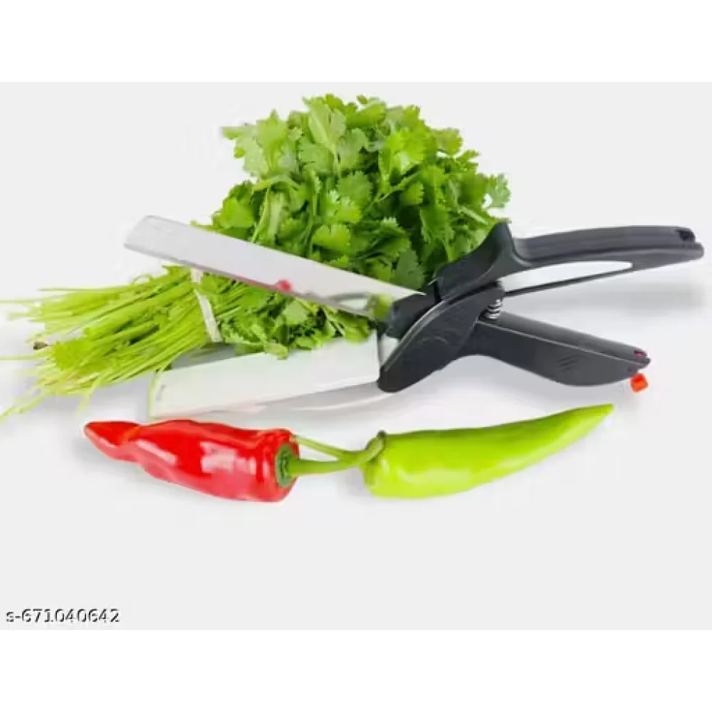 Clever Cutter Knife 2-in-1 Vegetable & Fruit Chopper | Stainless Steel Blade | Multipurpose Kitchen Cutter Tool