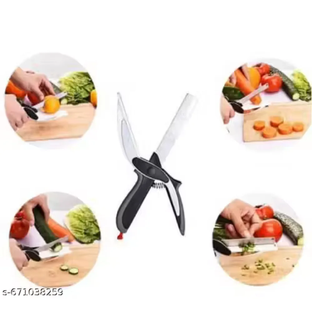 Clever Cutter Knife 2-in-1 Vegetable & Fruit Chopper | Stainless Steel Blade | Multipurpose Kitchen Cutter Tool