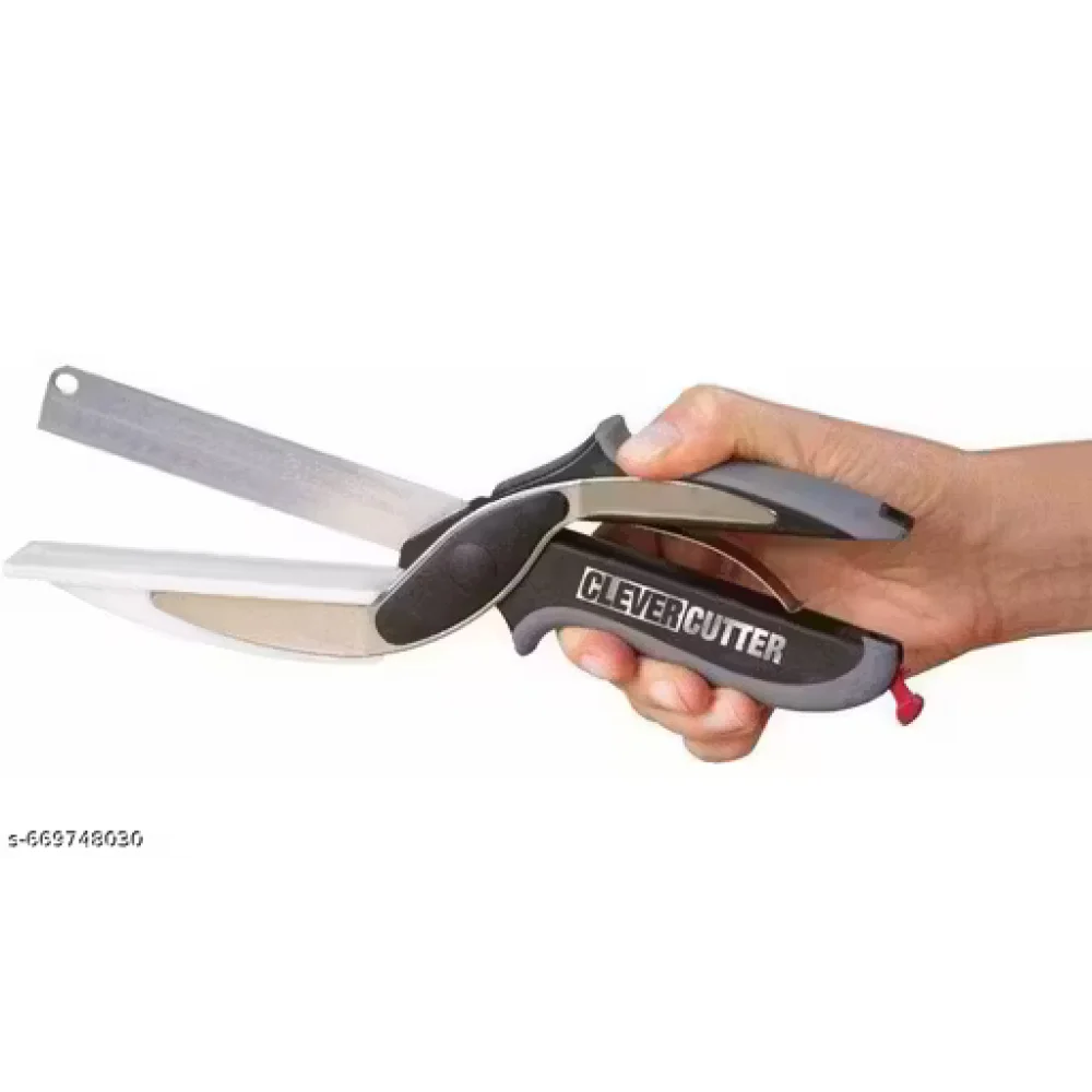 Clever Cutter Knife 2-in-1 Vegetable & Fruit Chopper | Stainless Steel Blade | Multipurpose Kitchen Cutter Tool