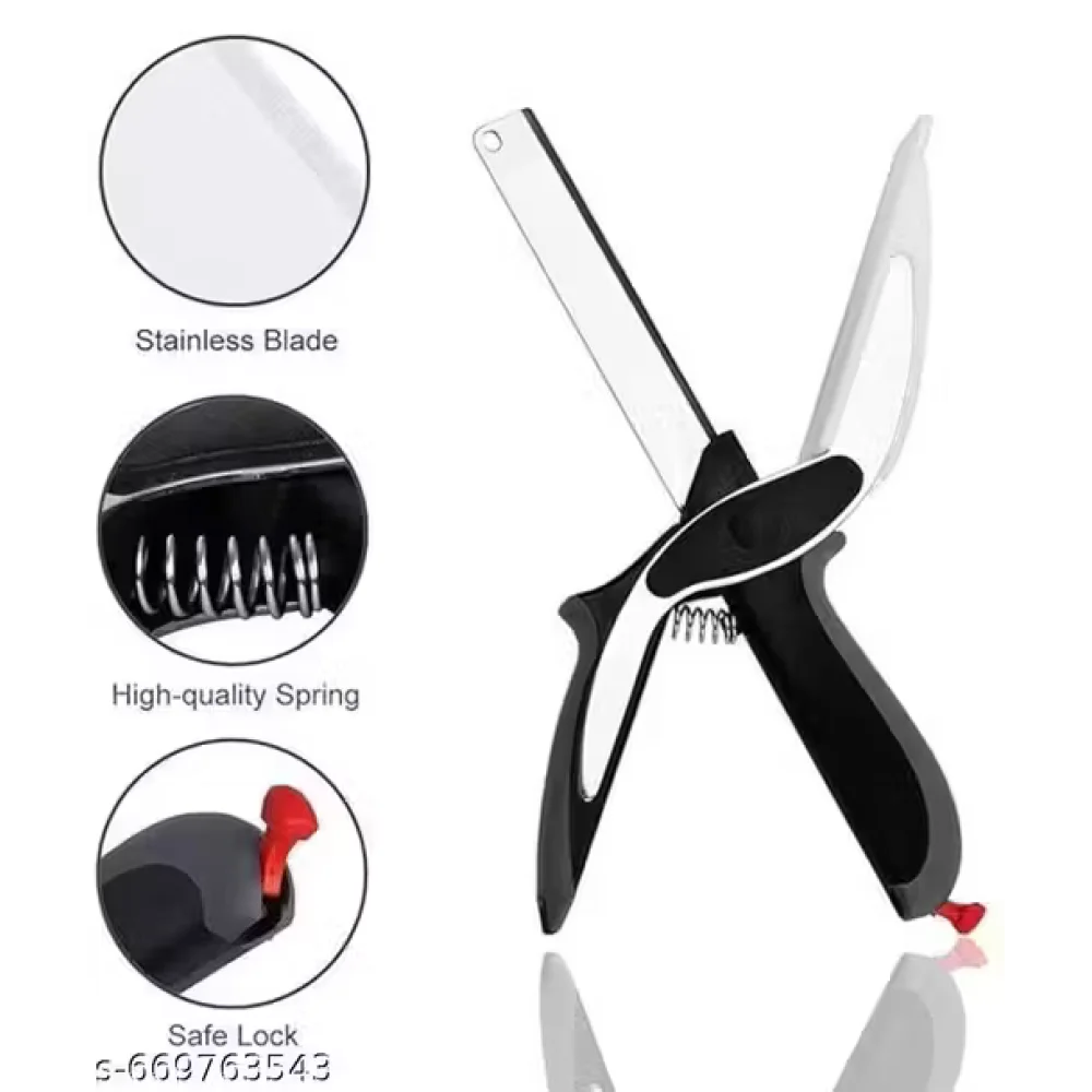 Clever Cutter Knife 2-in-1 Vegetable & Fruit Chopper | Stainless Steel Blade | Multipurpose Kitchen Cutter Tool