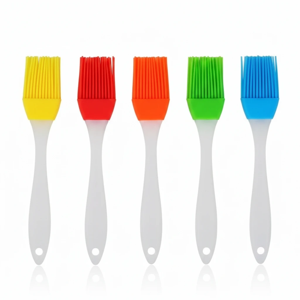 6 Silicon Brushes for applying oil and for bakery