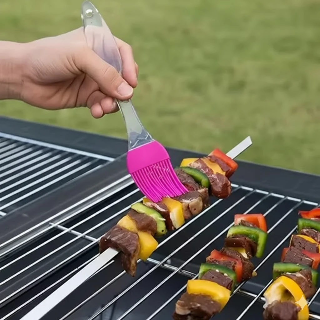 6 Silicon Brushes for applying oil and for bakery