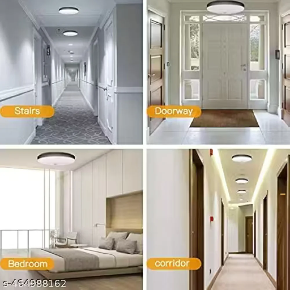 USB Rechargeable Operated LED Motion Sensor Wireless Wall Night Light (Motion sensor Light) Stick Lamp Night Light for Entrance, Hallway, Basement, Garage, Bathroom, Closet, Pack of 1