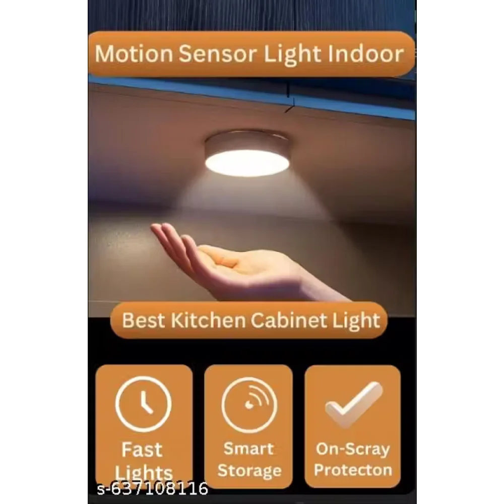 NSCC Motion Sensor Light for Home with USB Charging Wireless Self Adhesive LED B ody Induction Lamp Sensor Light for Wardrobe Lights Sensor Night Light for Cupboard Stair